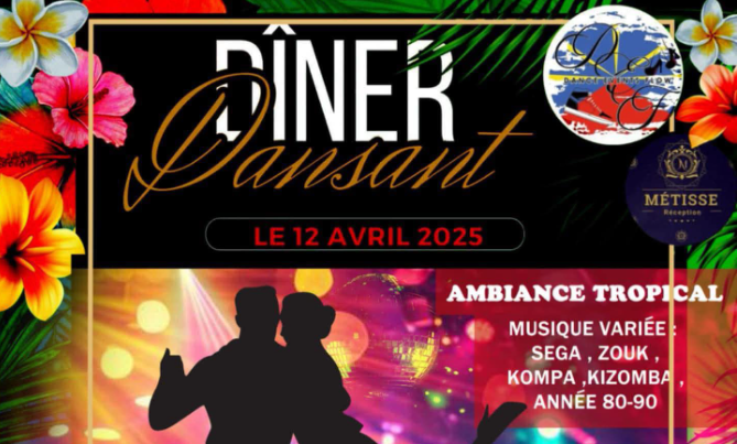 DINER DANSANT AMBIANCE TROPICALE