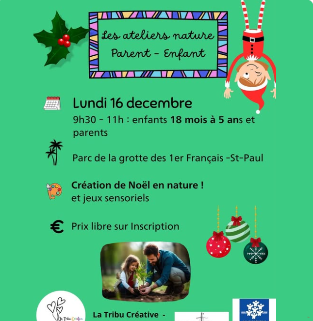 LES ATELIERS NATURE - parent - enfant