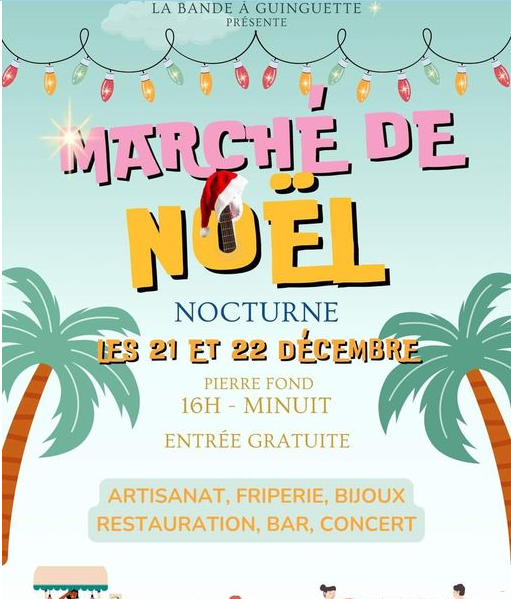 Marché de Noël nocturne