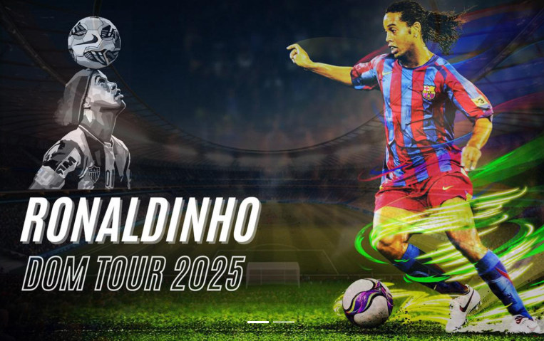 RONALDINHO à La Réunion en mai