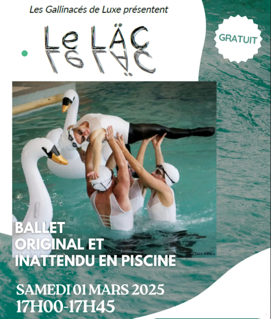 Ballet en piscine à Saint-Benoît