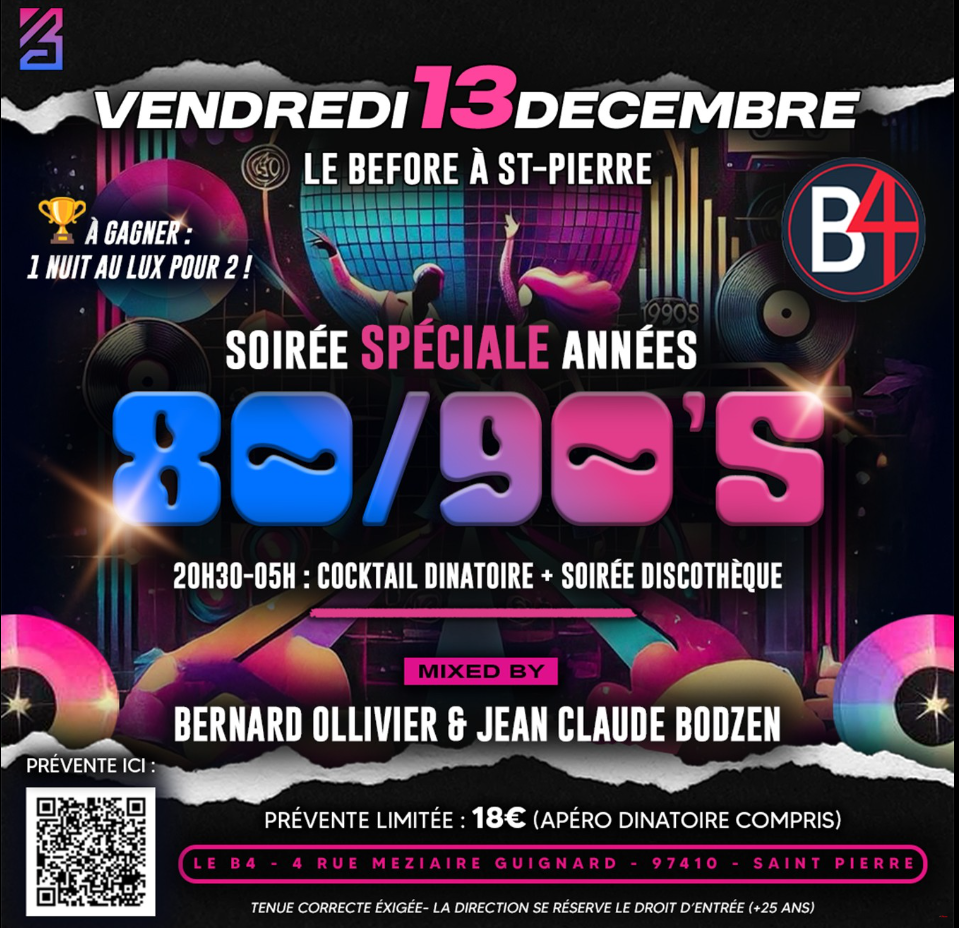 Soirée SPECIALE Années 80’S-90’S avec BERNARD OLLIVIER & JEAN CLAUDE BODZEN