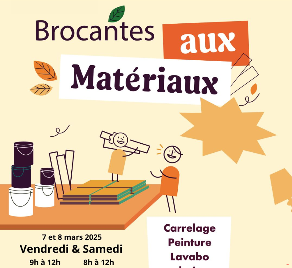 Brocante aux matériaux