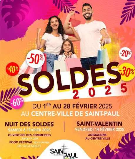 Nuit des soldes à Saint-Paul