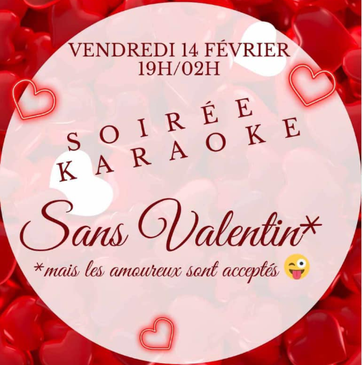 Soirée Karaoké SANS VALENTIN