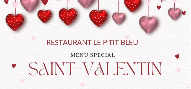 SAINT-VALENTIN À L'HÔTEL LE GRAND BLEU***