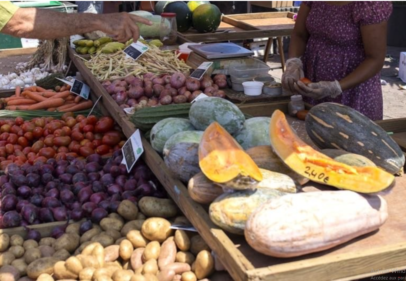 Marché forain de Saint-Leu