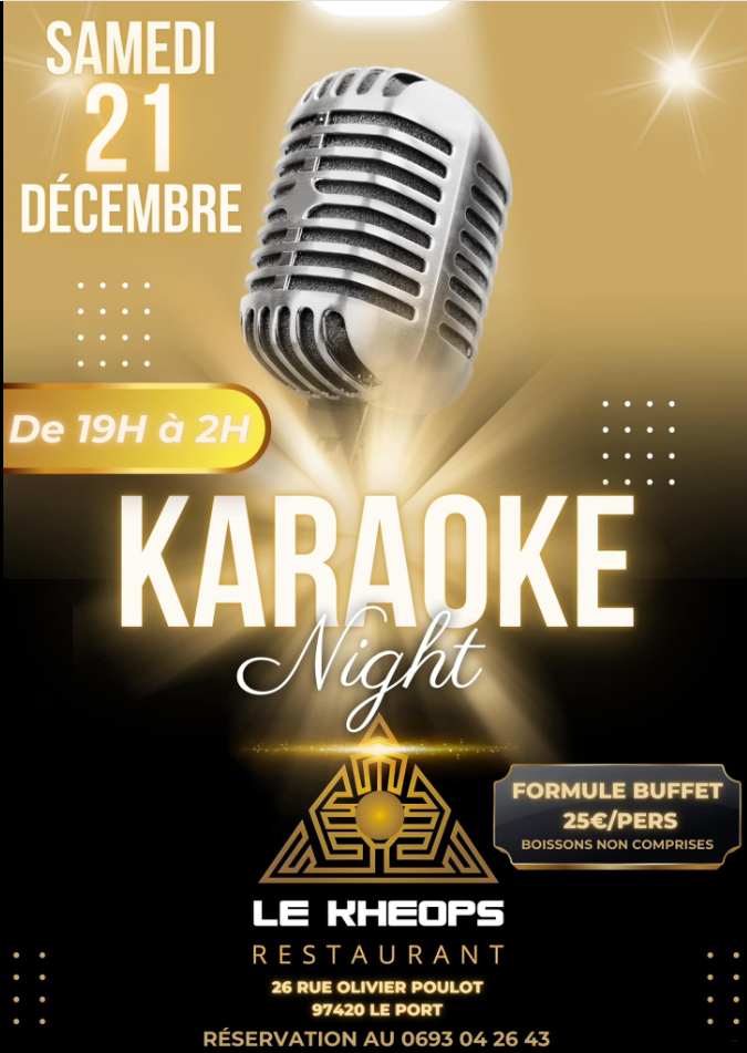 KARAOKE NIGHT au KHEOPS